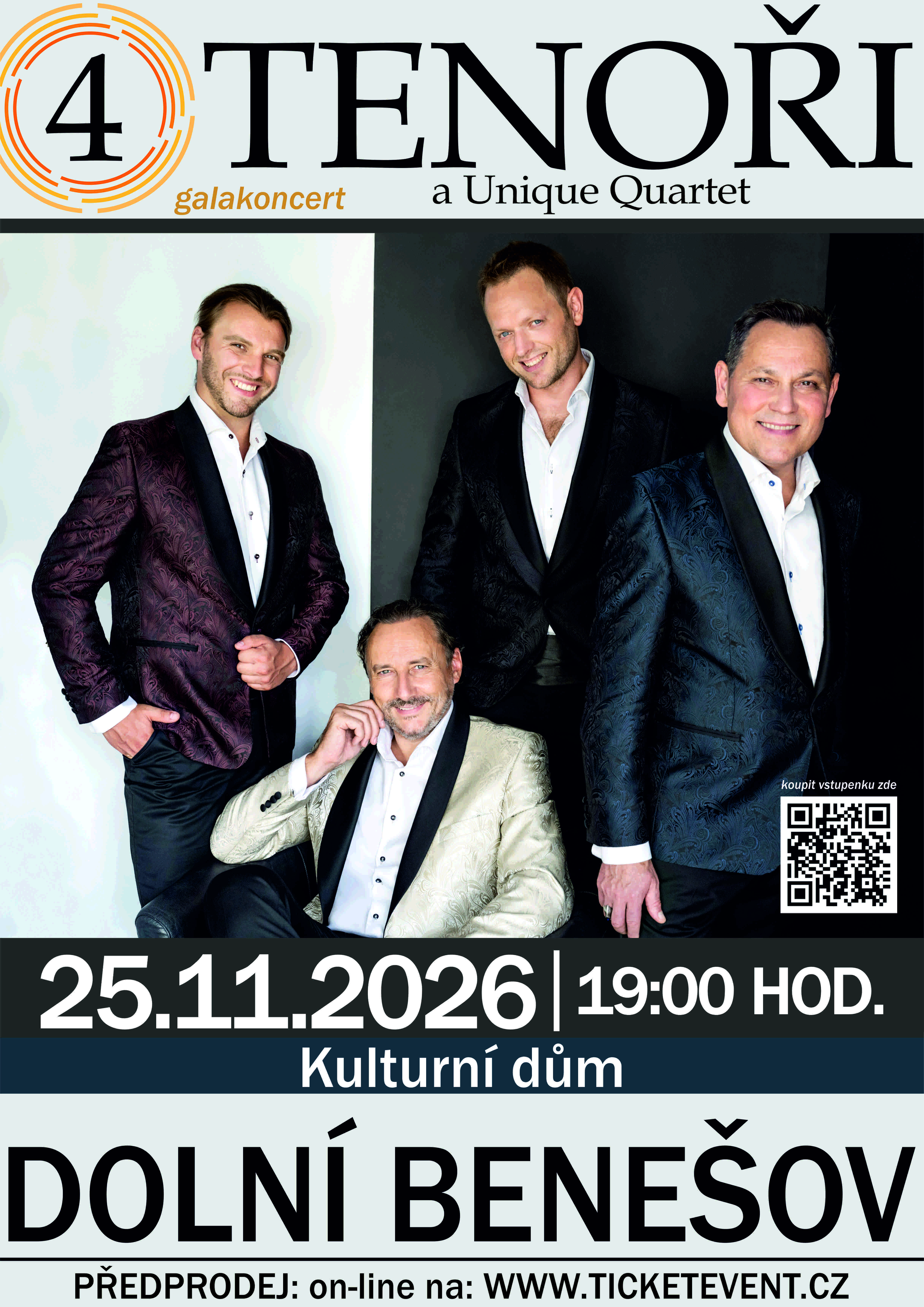 11.25. Čtyři Tenoři