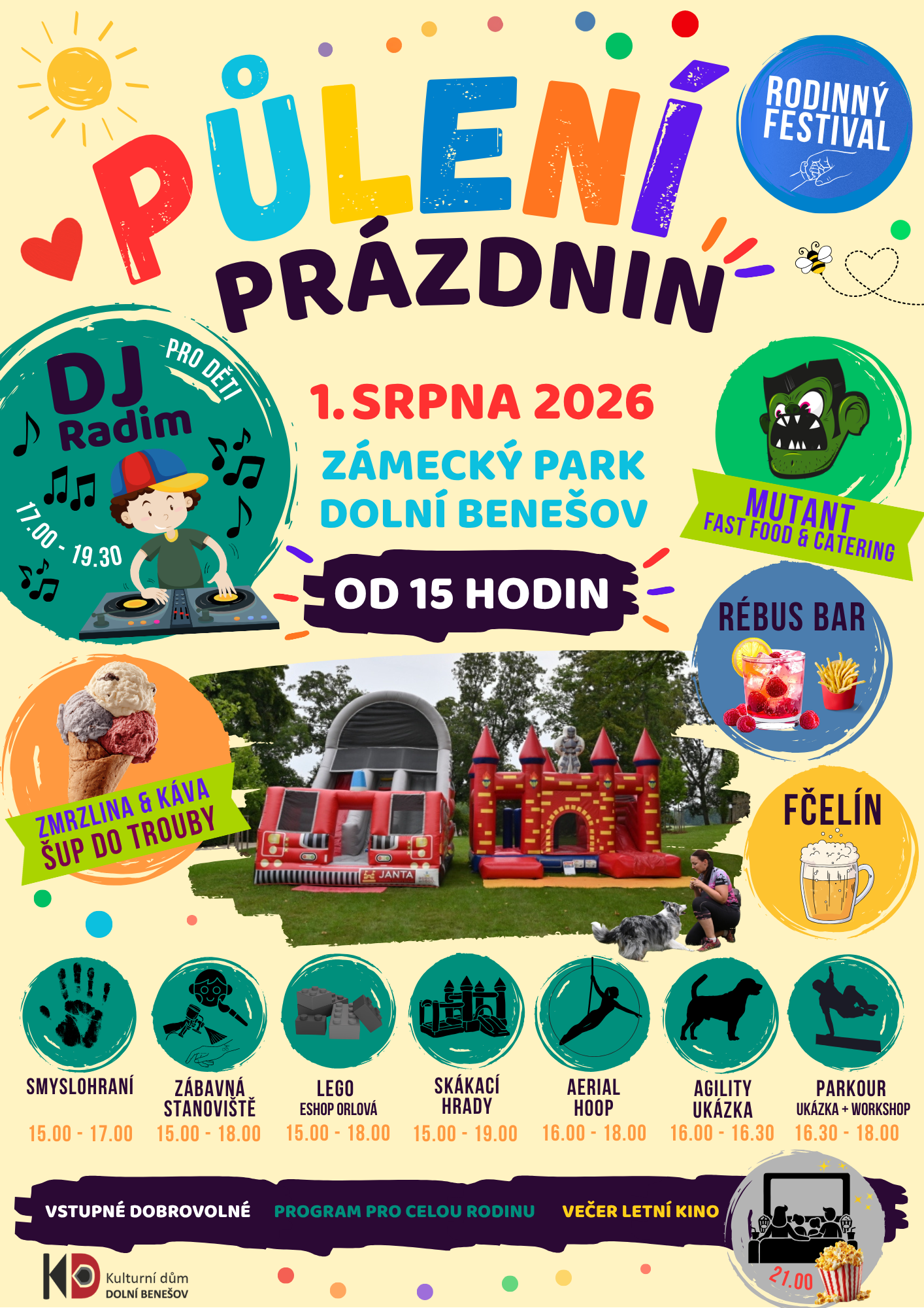 PŮLENÍ PRÁZDNIN